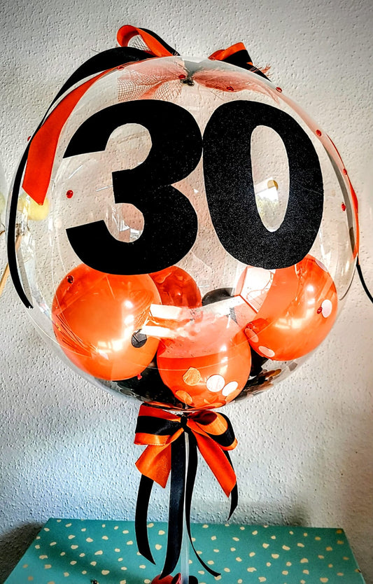 Geschenkballon zum runden Geburtstag