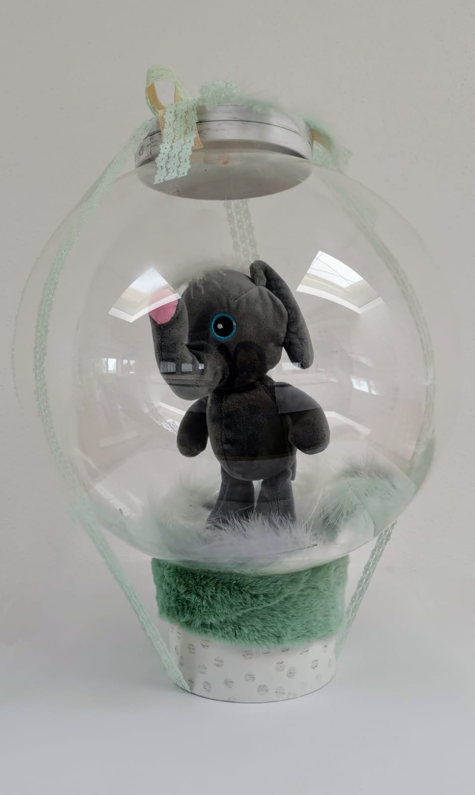 Geschnekballon zur Geburt (Junge)