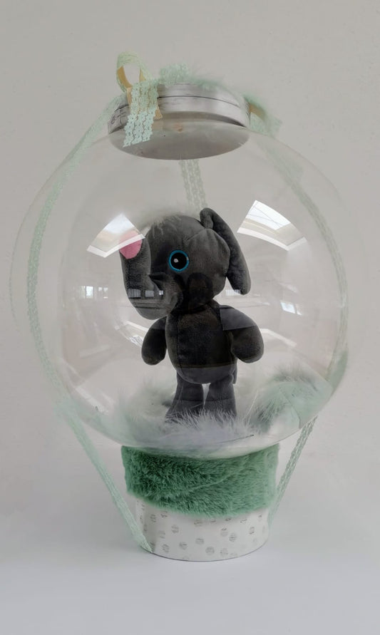 Geschnekballon zur Geburt (Junge)