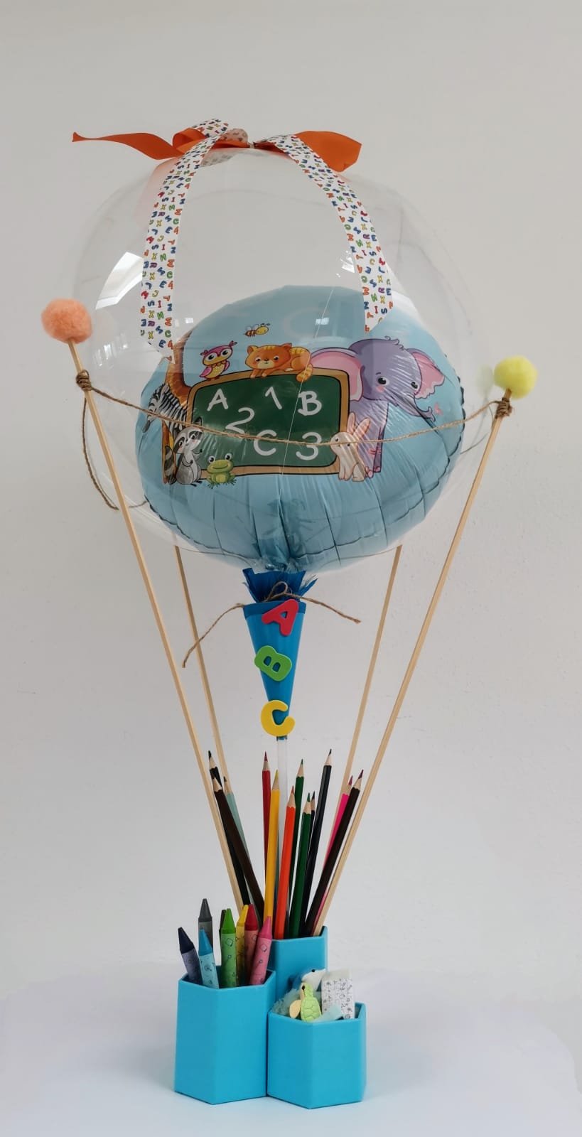 Geschenkballon zum Schulanfang