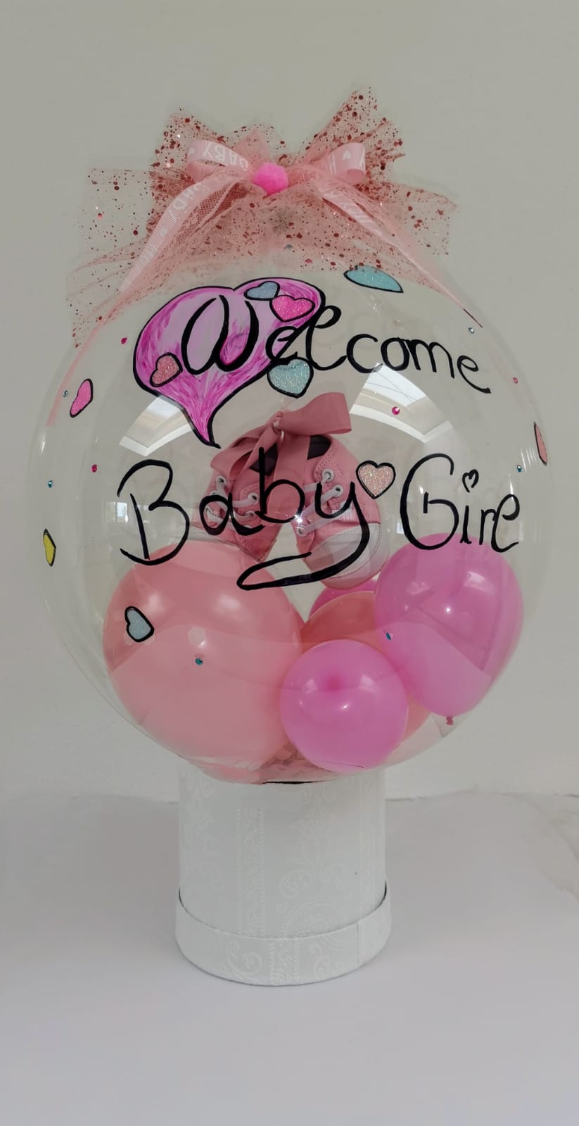 Geschenkballon zur Geburt (Mädchen)