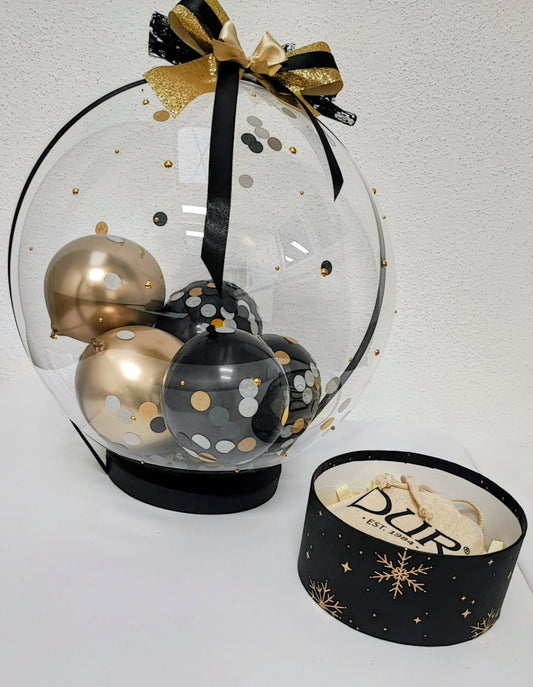 Klassicher "schwarz/gold" - Ballon