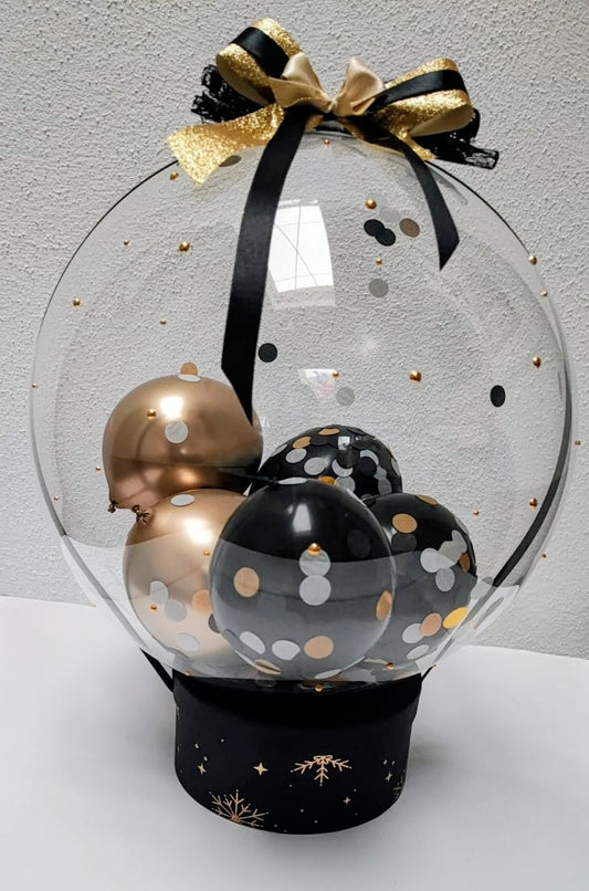 Klassicher "schwarz/gold" - Ballon